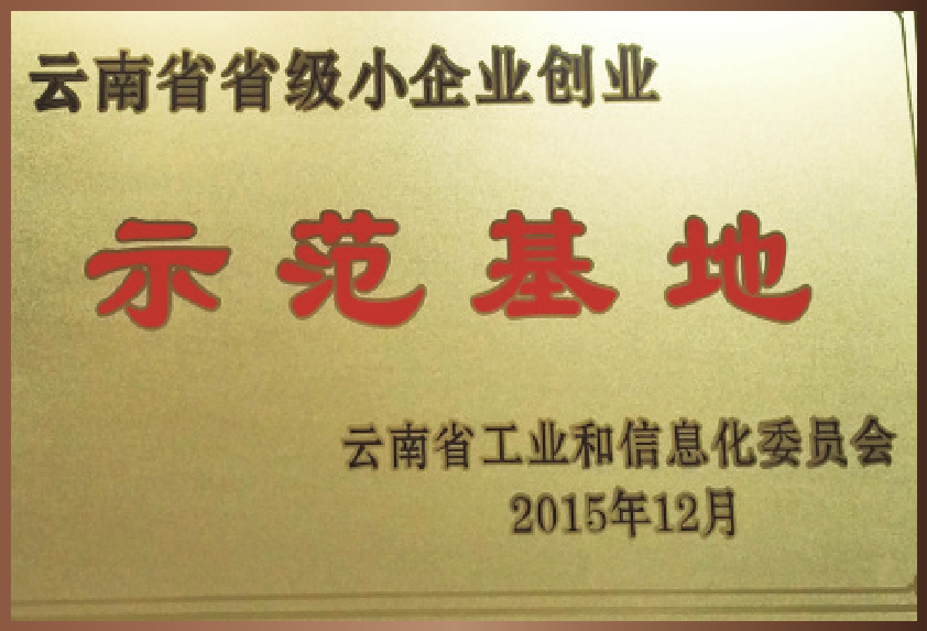 云南省省级小企业创业示范基地
